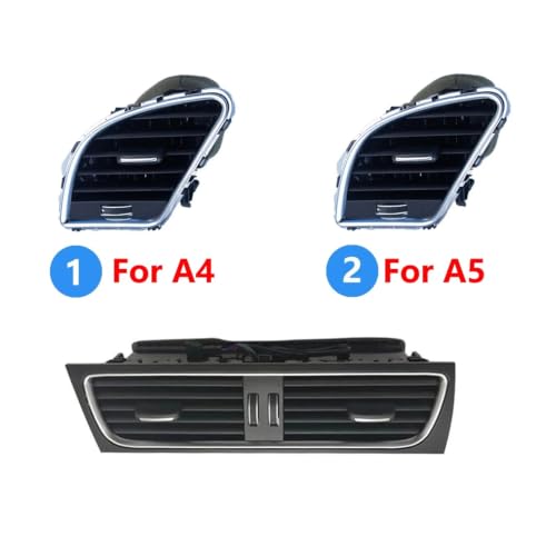 Grille de ventilation centrale pour Audi A4 A5 B8 de 2009 à 2016 - Remplacement 8KD820901 - 3