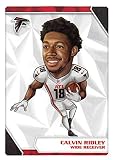 2020 Panini NFL Stickers #423 Calvin Ridley Fathead Atlanta Falcons Football Sticker Card (Mini, Thin, Peelable Sticker)