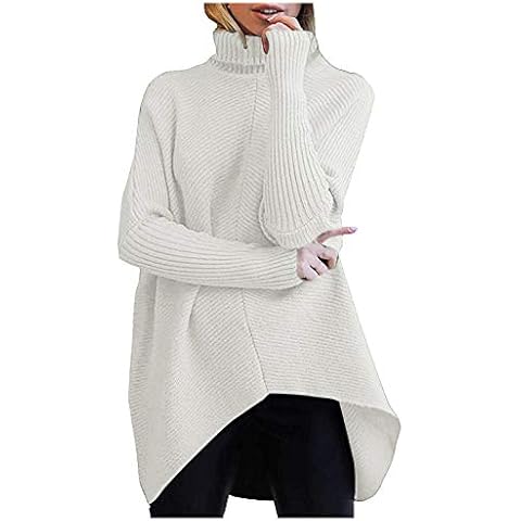 BOLANQ Long Sleeve Top Striped Elbow Patchwork T Shirt Casual Crew Neck Jumper for Ladies White Cover