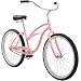 Firmstrong Urban Lady Single Speed Beach Cruiser Bicycle, 24-Inch, Pink