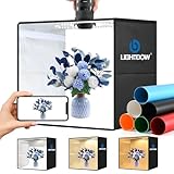 Lightdow 10'x10'x10' Photo Studio Light Box Photography with 96 LEDs (CRI95), 6 Backdrops - Portable/Dimmable/Versatile Folding Shooting Tents for Toys/Jewelry/Watches/Cosmetics Photography
