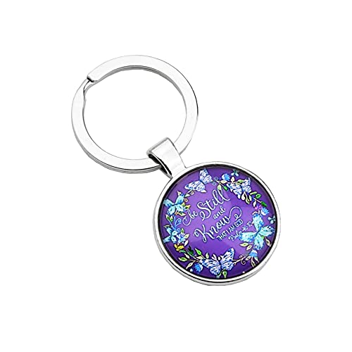 Scripture Gift Bible Verse Scripture Keychain Psalm 46 10 Psalm 139 14 Blessing Gift