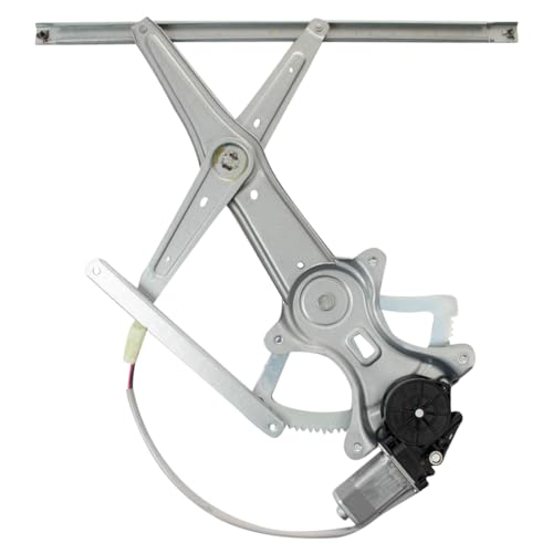 Image of TRQ Front Passenger Side Power Window Motor and Regulator Assembly Compatible with 2001-2007 Toyota Highlander
