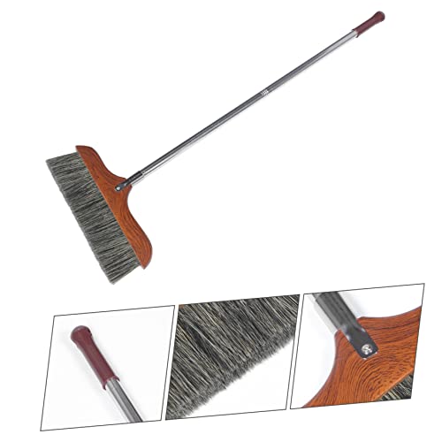 GOOHOCHY Zimmerbesen Mit Langem Griff Abnehmbarer Besenstiel Weicher Besen Zum Reinigen Im Innenbereich Küchenbesen Für Hartholzböden Faltbarer Campingbesen – Bild 6