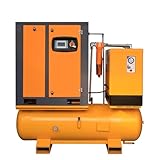 All In One Air Compressor 15kw/20HP Rotary Screw Air Compressor With Gas Tank And Refrigerated Dryer 81CFM/150PSI/230V/60Hz/3-Phase