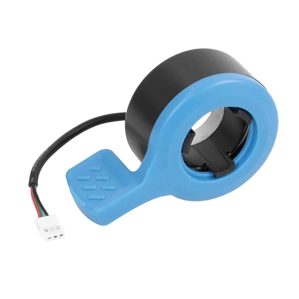 Rctgpgjac Sky Blue Universal Electric Scooter Thumb Dial Accelerator Sensitive Throttle Finger Throttle Speed Control Booster Replacement Accessory(Sky Blue)