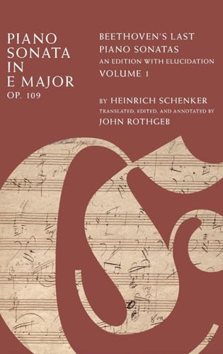 Partition Sonate op. 109 Beethoven édition de prestige avec analyses - 2