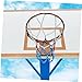 PAMINGONO 1pc Tricolor Basketball Net All-Weather Mesh for Courts Easy to Use Fits Standard for Schools and Public Playgrounds