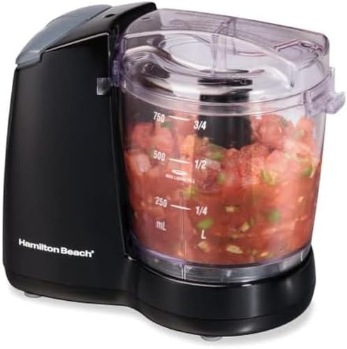 Image of Hamilton Beach 3 Cup 2-Speed Food Processor, Black