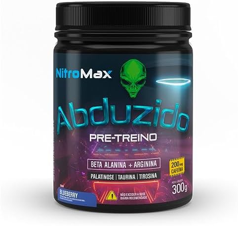 Pré Treino Abduzido Nitromax 300g Original (BLUEBERRY)