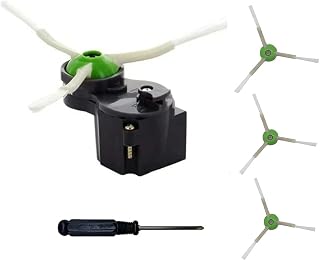 Side Brush Motor Module Replacement Part Compatible with irobot Roomba 500 600 700 800 900 i7 i3 E6 E5 Series Vacuum Cleaner with Screwdriver