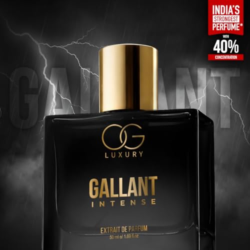 Image of India's First & Strongest Perfume Combo | Smokey & Gallant Intense Extrait De Parfum | Luxury Fragrances | Long lasting, Premium Perfume for Man | For All Occasions | Gift for Men, 50 ml Each, Pack of 2