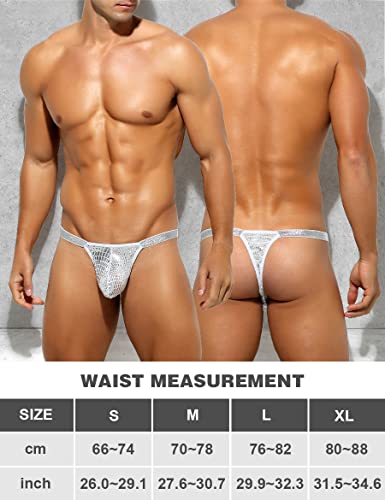 Arjen Kroos Men's Sexy Thongs Bulge Pouch Stretch Underwear G-String Briefs Large #TOP1