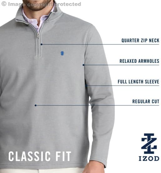 Pull Homme Manche Longue Encolure Zippée - FONDUPIN - Gris Foncé - Col
