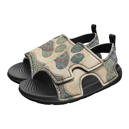 Unisex Child Sandals Open Toe Cute Summer Water Hiking Shoes for Boys Girls Sloth Sunflower Outdoor Sport Athletic Beach Sandals Adjustable Strap2