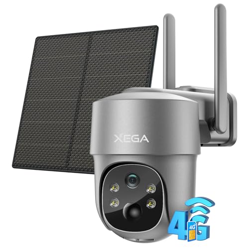 Xega XG-02 4G 1P Überwachungskamera Solar