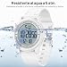 Imagen de GOLDEN HOUR Relojes Digitales Impermeables Deportivos Ultrafinos para Hombre con Pantalla Gran Angular Correa de Caucho Reloj de Pulsera para Hombre Mujer