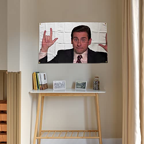 Michael Funny Tapestry G Scott 3*5Ft Banner Meme Flag For Room College Decor Room Backdrop Poster Fashion Art Home Decor #TOP4