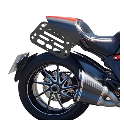 Support sacoche pour Ducati Diavel 1200 2011-2018 porte-bagages arrière noir - 6