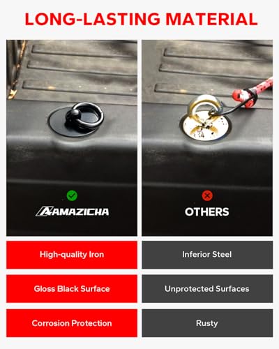 Ancrages d'arrimage pour UTV orange de 3,6 cm Amazicha - 3