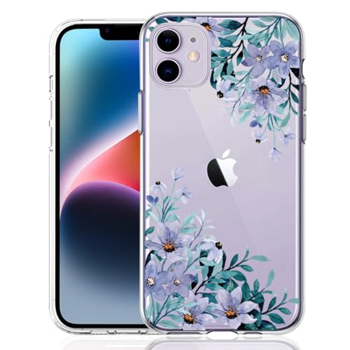 Coque iPhone 11 transparente EdenLuv en silicone TPU souple et dos rigide anti-choc