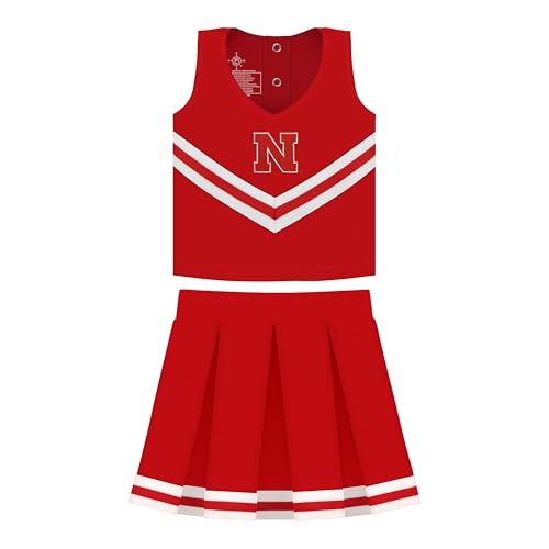 Creative Knitwear Nebraska Toddler and Youth 3-Piece Cheerleader Dress