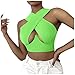 Damen Crisscross Crop Top Y2k Fashion Sexy Corset Top Frauen Criss Cross Neckholder Weste Y2K Shirts Streetwear Ärmellose Sommer Bluse Tops Sexy Damen Camisole Front Cutout Backless Wrap Tank Tops