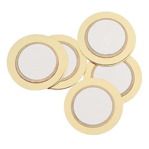 WESIEVYA 50個ピエゾダイヤフラム圧電ブザー ピックアップピエゾディスク アコースティックトランスデューサー対応 家電 電子玩具用音響トリガーブザー