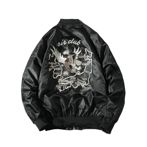Veste de baseball unisexe tendance style coréen manteau léger printemps lâche