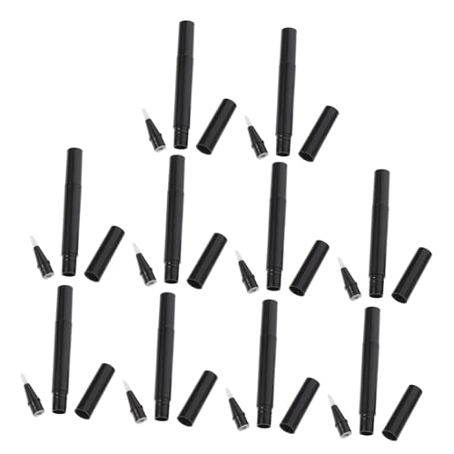 Beatifufu 10 piezas Bolígrafos Vacíos para Líquidos Cosméticos Aplicadores para Brillo de Labios y Aceite Nutritivo de Uñas Prácticos y Duraderos para Manicura y Pedicura Profesional