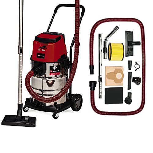 Einhell Professional Aspirador De Seco-Húmedo Con Batería Tp-Vc 36730 S Auto-Solo Power X-Change Iones De Litio, 36 V, Función De Conectividad Einhell Professional Aspirador De Seco-Húmedo Con Batería Tp-Vc 36730 S Auto-Solo Power X-Change Iones De Litio, 36 V, Función De Conectividad