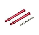 Aluminum Canopy Mount Set, Red: Blade 130 X
