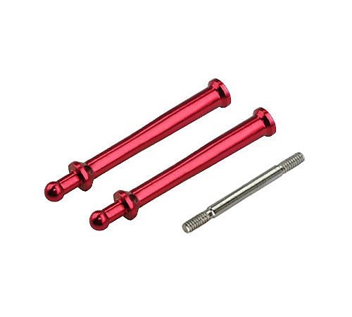Aluminum Canopy Mount Set, Red: Blade 130 X