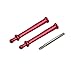 Aluminum Canopy Mount Set, Red: Blade 130 X