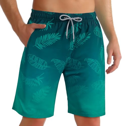 ELETOP Badehose Herren Schnelltrocknend Badeshorts für Männer Boardshorts Surfen Strandhose Schwimmhose mit Meshfutter V...