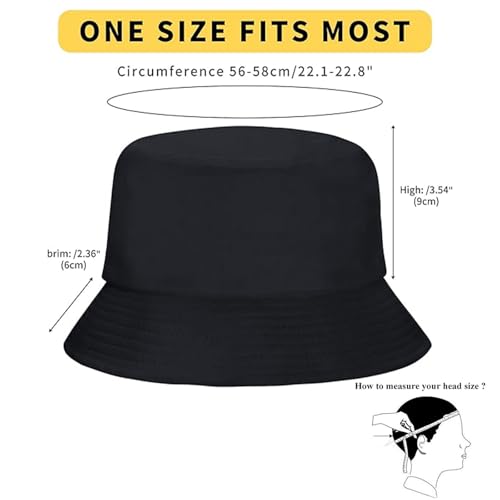 Image of Rosoz 1 & 2 Pack Bucket Hat for Women Men Summer Travel Beach Sun Hat Outdoor Cap Unisex Bucket Hats
