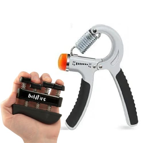 Boldfire New Latest Finger Strengther With Adjustable Hand Gripper (Pack of 2) Hand Grip/Fitness Grip (Multicolor) (B0D7TM5MW5) Amazon Price History, Amazon Price Tracker