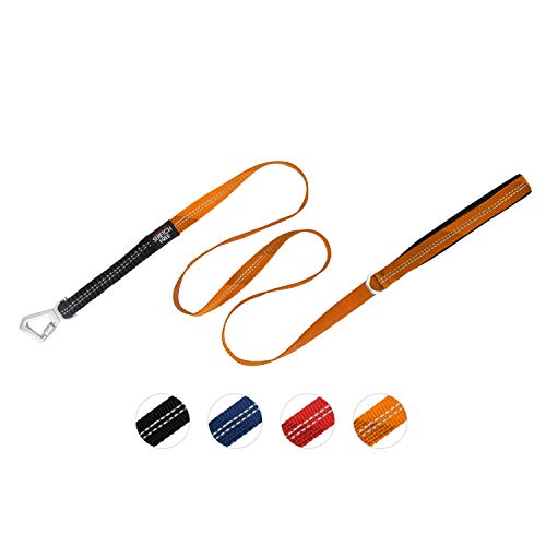 Michur Bruno Guinzaglio in Nylon Arancione per