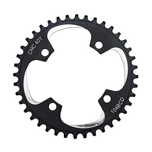 LCUVIMPEX Plato Bicicleta Plato Anillo Cadena, 04 BCD 32T 34T 36T 38T 40T 42T Disco dentado Positivo Negativo Disco Simple(36T)