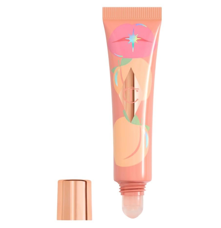 Charlotte Tilbury Original | UNREAL LIPS HEALTHY GLOW NECTAR OIL | Lips Healthy Glow | Brillo labial | 14 ml | by BELLA | sabor Juicylicious (PURE PEACH)