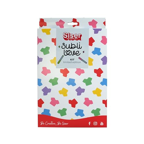 SISER SUBLILOVE Sublimationsset, mehrfarbig, regular