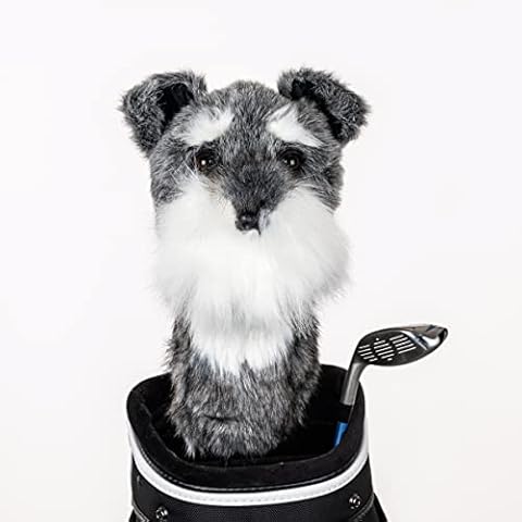Daphne's Schnauzer Novelty Head Cover - Grey Cover