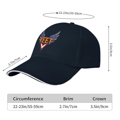 Jey USO‘s Yeet Apparels Saying Funny Hats Performance Packable Sweatproof Hats for Gym Men Driving Cap for Men4