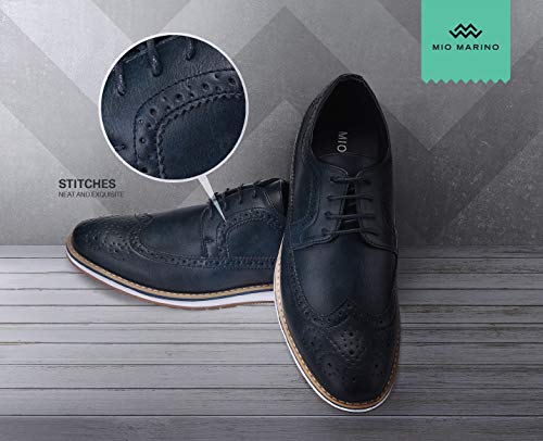 Mio Marino Everyday Casual Wingtip Oxford Shoes for Men3