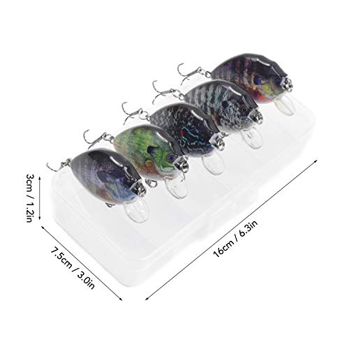 Leurres de pêche durs 6cm 15g résistant aux emmêlements grâce à la boîte pour bar - 7