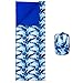 Wildkin Kids Sleeping Bag for Boys and Girls, Includes Pillow and Stuff Sack, Perfect Size for Slumber Parties, Camping, and Overnight Travel, Patterns Coordinate with Our Nap Mats and Lunch Boxes
