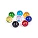 LONGWIN 8pcs Multicolor 40mm(1.6inch) Crystal Solid Ball Glass Sphere Gemstones for Kids Vase Fillers Fish Tank Decorations