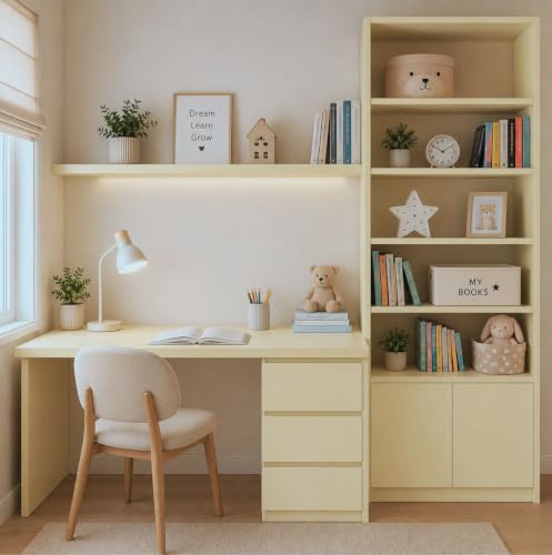 Image of WISDOM Beige Matt Wallpaper Peel & Stick Wallpaper Self Adhesive Decorative Vinyl Waterproof for Kitchen Cabinet Furniture Countertop (Matte Beige, 24x120 Inches)