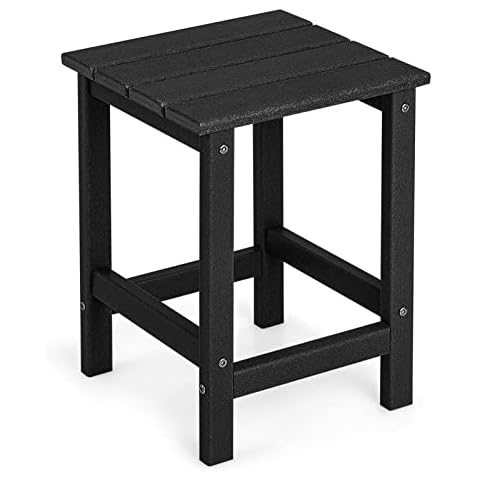 COSTWAY Outdoor HDPE Adirondack Side Table Cover