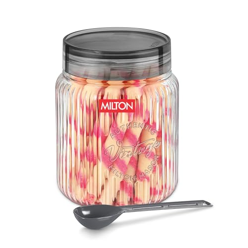 Essential Jars and Containers 11 MILTON Olive Plastic Container with Lids, 1500 ml, Clear Kitchen ...